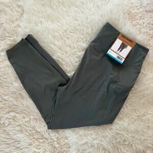 NWT Eddie Bauer Women's Trail Tight Leggings in Green, size 2X